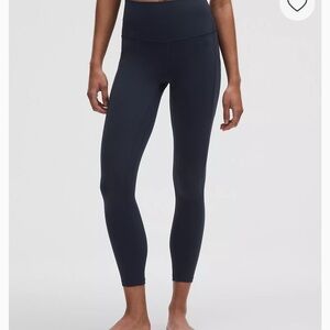 Lululemon Align High Rise Pockets 25”, size 4 black